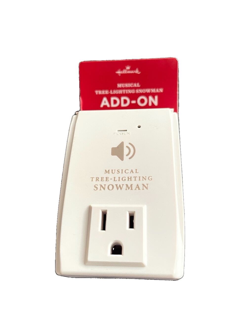 Hallmark Musical Tree Lighting Snowman Add On Receiver Plug XKT5454 Keepsake New